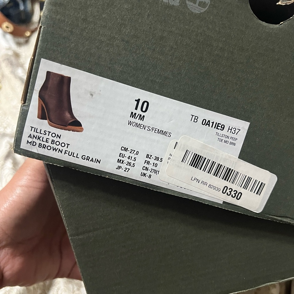 Timberlands. Universal Thread Tillston Ankle Boot in Dark Brown